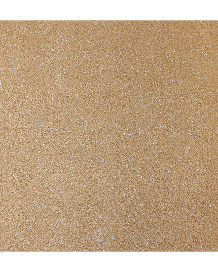 Camel Beige Silk Georgette Sequin Fabric 110cm