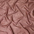 Dusty Terracotta Floral Silk Satin Fabric 110cm