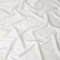 Ivory Pearl Floral Silk Satin Fabric 110cm