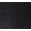 Jet Onyx Floral Silk Satin Fabric 110cm