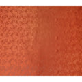 Burnt Rust Floral Silk Satin Fabric 110cm