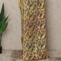 Beige Brown Metallic French Chiffon Saree 5.5 Meters Length 110 Cms Width Lightweight Printed Elegant Party Wear Soft Flowy Fabric Premium Quality Without Blouse Piece-D28708 Regal Fabrics