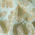 Sage Green Silk Chiffon Garbasaar Piece 110cm
