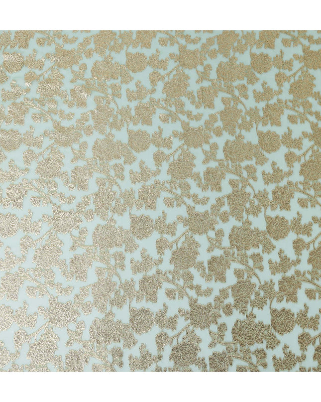 Sage Green Silk Chiffon Garbasaar Piece 110cm