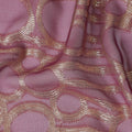 Mauve Pink Silk Chiffon Garbasaar Piece 110cm