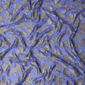 Periwinkle Blue Silk Chiffon Garbasaar Piece 110cm