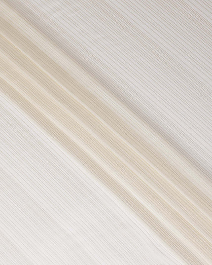 Ivory White Silk Garbasaar Piece 2m | Regal Fabrics
