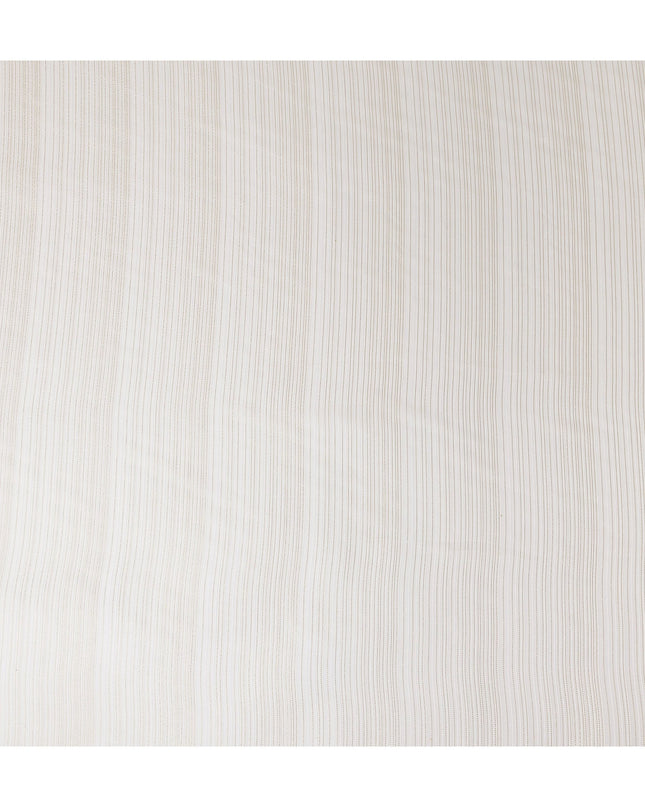 Ivory White Silk Garbasaar Piece 2m | Regal Fabrics