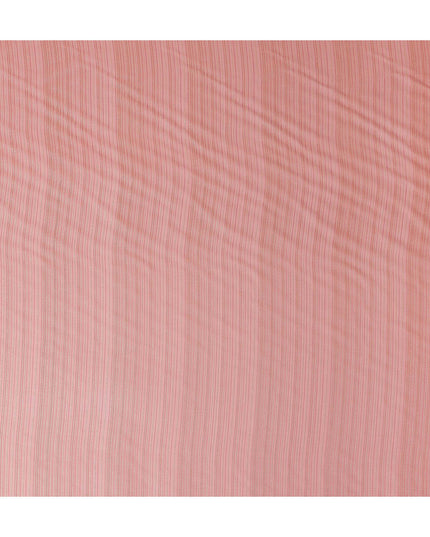 Coral Peach Silk Garbasaar Piece 2m | Regal Fabrics