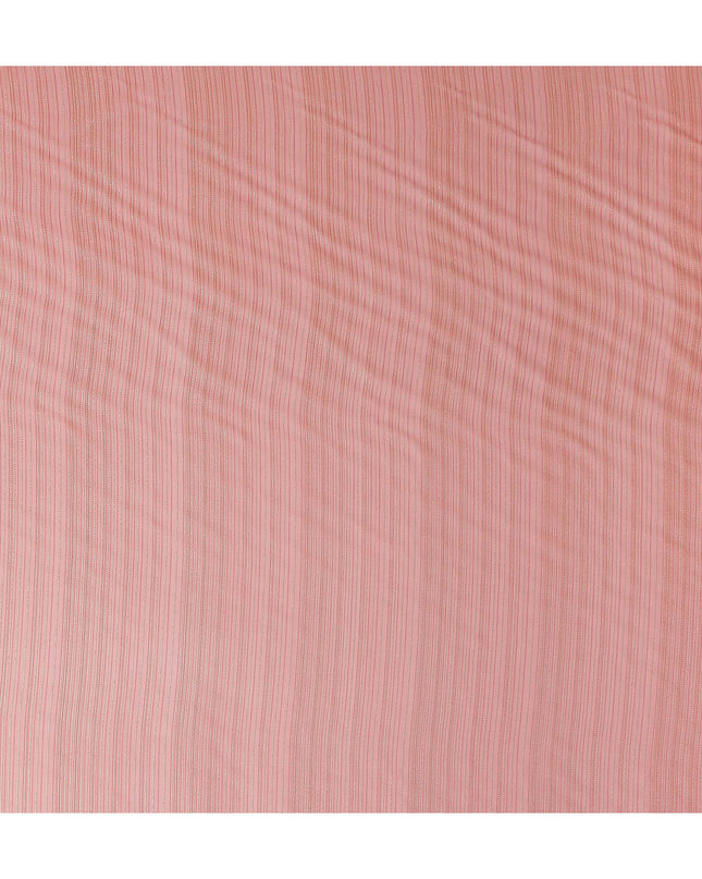 Coral Peach Silk Garbasaar Piece 2m | Regal Fabrics