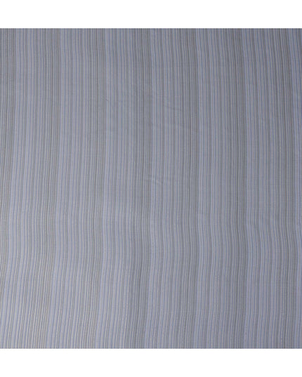 Slate Blue Grey Silk Garbasaar Piece 2m | Regal Fabrics