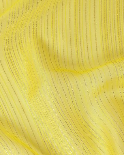 Lemon Yellow Silk Garbasaar Piece 2m | Regal Fabrics