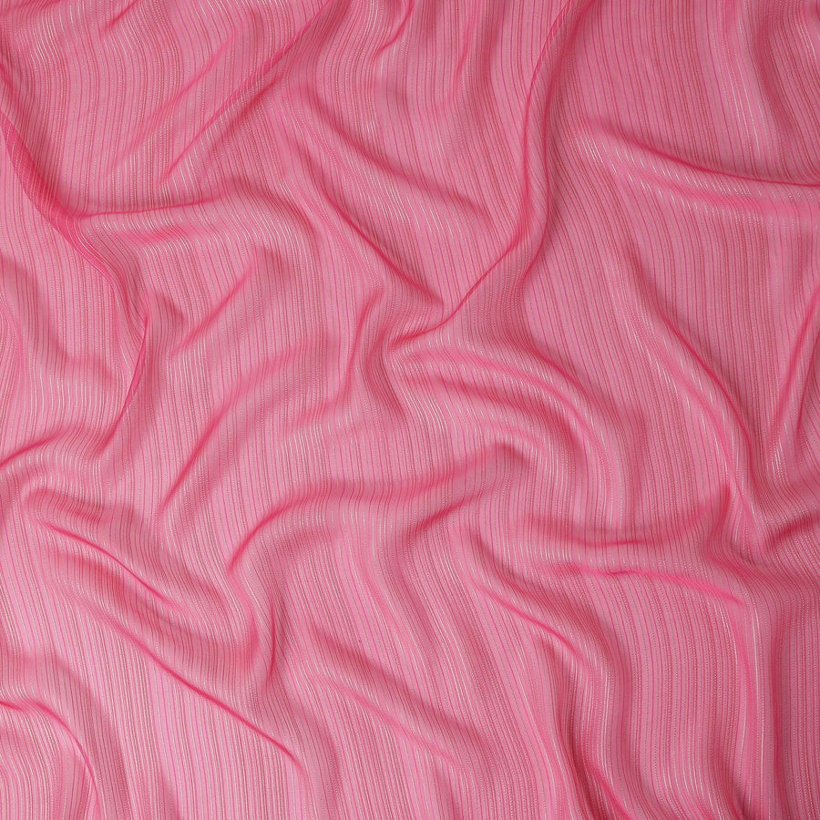 Watermelon Rose Pink Silk Garbasaar Piece 2m | Regal Fabrics