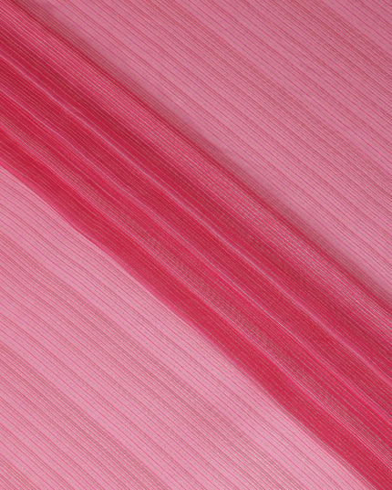 Watermelon Rose Pink Silk Garbasaar Piece 2m | Regal Fabrics