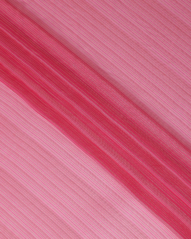 Watermelon Rose Pink Silk Garbasaar Piece 2m | Regal Fabrics