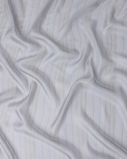 Silver Grey Silk Garbasaar Piece 2m | Regal Fabrics