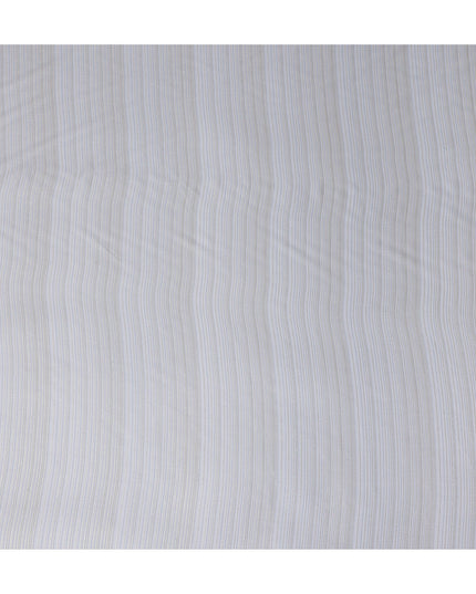 Silver Grey Silk Garbasaar Piece 2m | Regal Fabrics