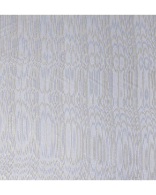 Silver Grey Silk Garbasaar Piece 2m | Regal Fabrics