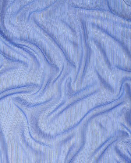 Periwinkle Blue Silk Garbasaar Piece 2m | Regal Fabrics