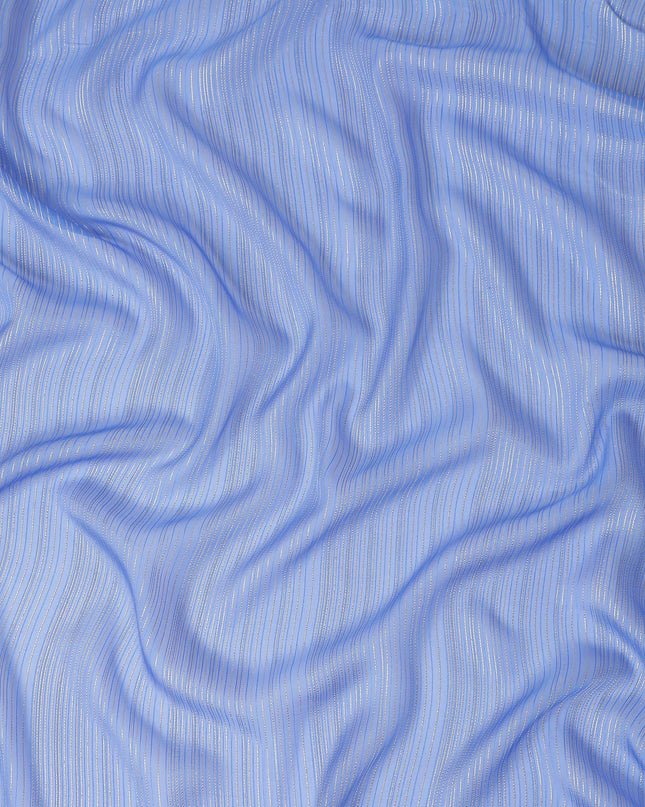 Periwinkle Blue Silk Garbasaar Piece 2m | Regal Fabrics