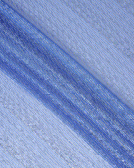 Periwinkle Blue Silk Garbasaar Piece 2m | Regal Fabrics
