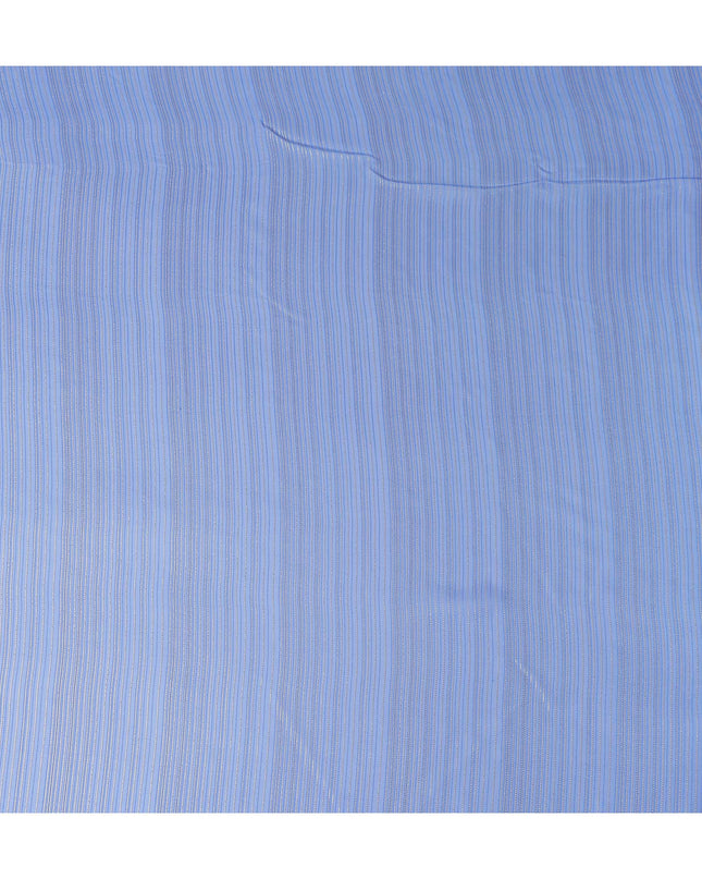 Periwinkle Blue Silk Garbasaar Piece 2m | Regal Fabrics