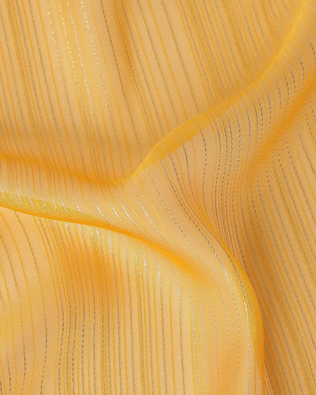 Golden Amber Silk Garbasaar Piece 2m | Regal Fabrics