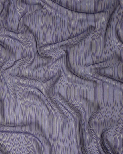Charcoal Slate Grey Silk Garbasaar Piece 2m | Regal Fabrics