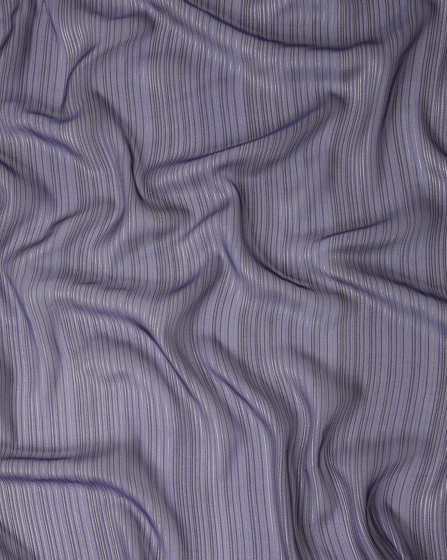 Charcoal Slate Grey Silk Garbasaar Piece 2m | Regal Fabrics