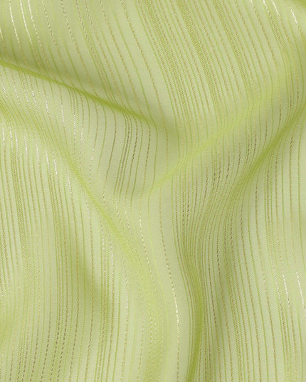 Lime Olive Green Silk Garbasaar Piece 2m | Regal Fabrics
