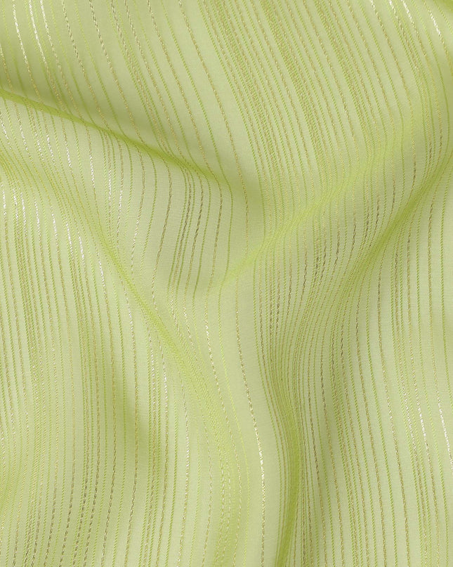 Lime Olive Green Silk Garbasaar Piece 2m | Regal Fabrics