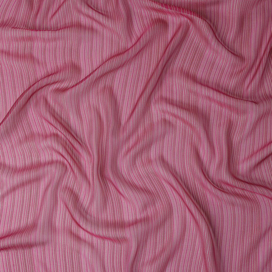 Raspberry Magenta Pink Silk Garbasaar Piece 2m | Regal Fabri