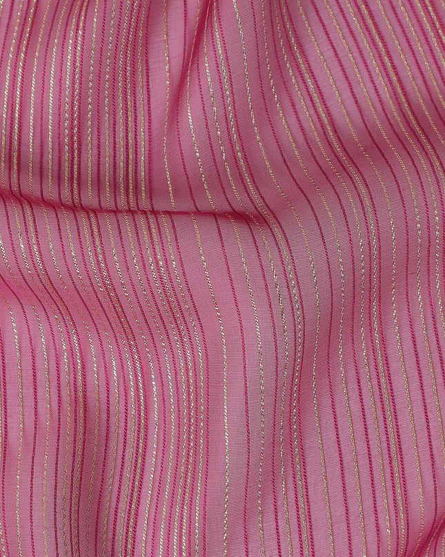 Raspberry Magenta Pink Silk Garbasaar Piece 2m | Regal Fabri