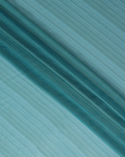 Teal Turquoise Green Silk Garbasaar Piece 2m | Regal Fabrics