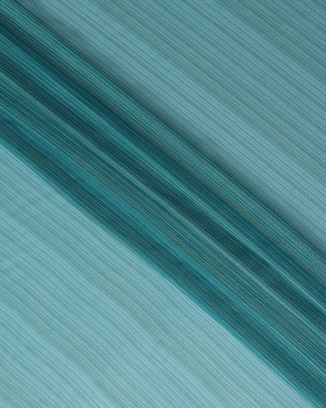 Teal Turquoise Green Silk Garbasaar Piece 2m | Regal Fabrics