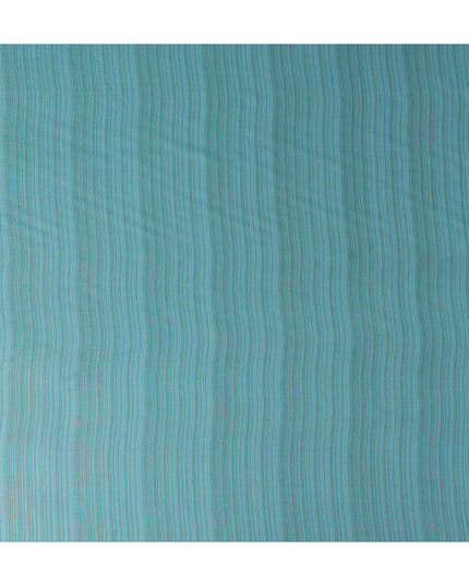 Teal Turquoise Green Silk Garbasaar Piece 2m | Regal Fabrics