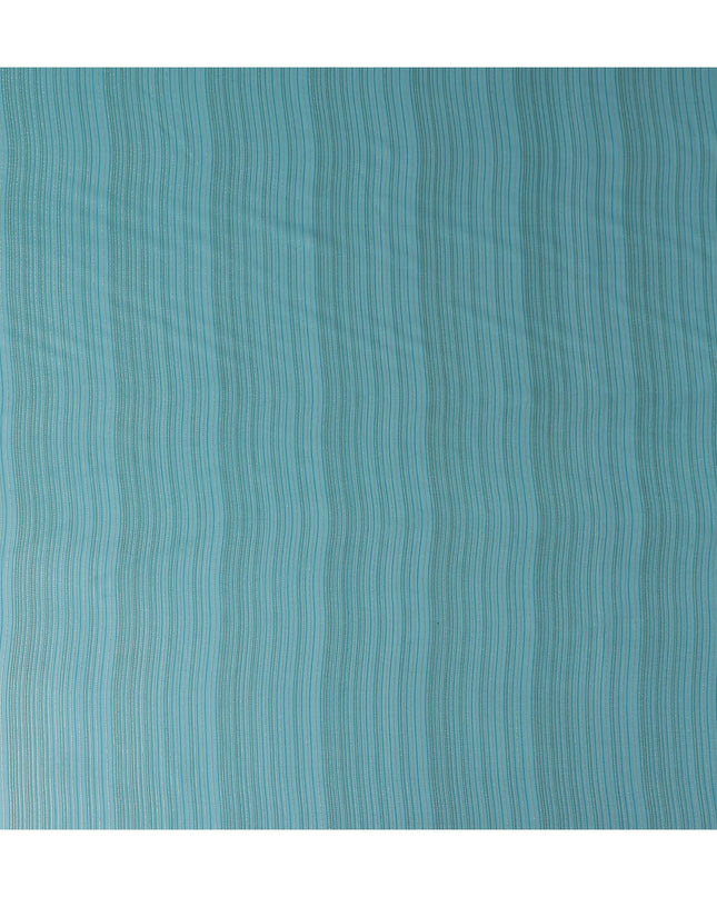 Teal Turquoise Green Silk Garbasaar Piece 2m | Regal Fabrics