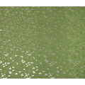 Fern Olive Green Floral Jacquard Silk Crepe 140cm