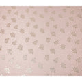 Soft Blush Pink Leaf Jacquard Pure Silk Crepe Fabric Flowing Elegant Dress Material 140cm Width Premium Quality Korean Origin - D29676