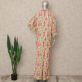 Yellow Pink Floral Co Ord Set Party Wear