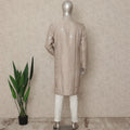 Beige Silk Men's Kurta Pajama - D29316
