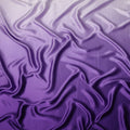 Purple Ombre Pure Silk Satin Fabric Smooth Glossy Luxurious Flowing Draping Material Elegant Gradient Design 110 Cms Width Premium Quality Soft Finish South Korea Origin-D28887 Regal Fabrics