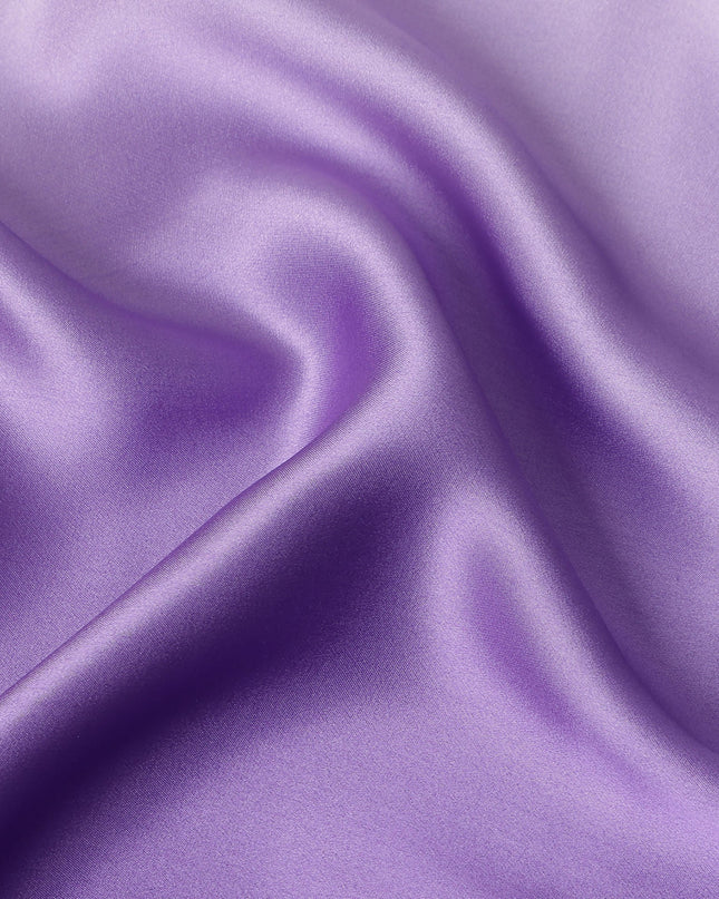 Purple Ombre Pure Silk Satin Fabric Smooth Glossy Luxurious Flowing Draping Material Elegant Gradient Design 110 Cms Width Premium Quality Soft Finish South Korea Origin-D28887 Regal Fabrics