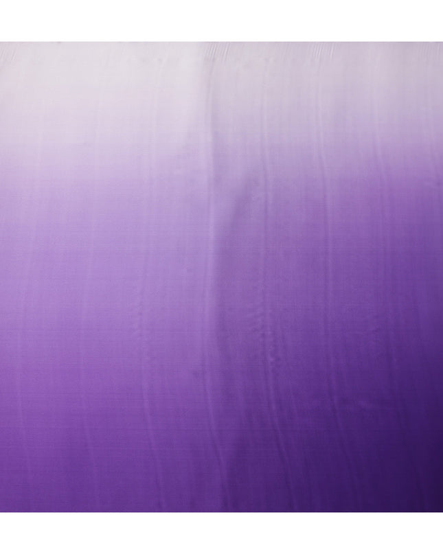 Purple Ombre Pure Silk Satin Fabric Smooth Glossy Luxurious Flowing Draping Material Elegant Gradient Design 110 Cms Width Premium Quality Soft Finish South Korea Origin-D28887 Regal Fabrics