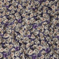 Purple Floral Printed Cotton Satin Fabric 110 Cms Width Soft Smooth Lustrous Dress Material India-D27965 - Regal Fabrics
