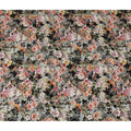 Black Multicolor Floral Printed Cotton Satin Fabric 110 Cms Width Soft Smooth Lustrous Dress Material India-D27969 - Regal Fabrics