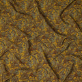 Mustard Yellow Paisley Printed Cotton Satin Fabric 110 Cms Width Soft Smooth Lustrous Dress Material India-D27970 - Regal Fabrics