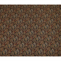 Brown Paisley Printed Cotton Satin Fabric 110 Cms Width Soft Smooth Lustrous Dress Material India-D27967 - Regal Fabrics