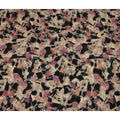 Black Beige Mauve Abstract Floral Printed Cotton Satin Fabric 110 Cms Width India-D27978 - Regal Fabrics