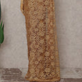 Honey Amber Floral French Chantilly Lace Saree